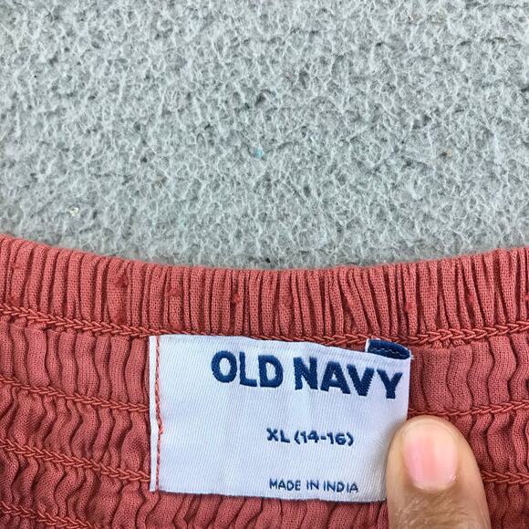 New Girl Old navy Textured Clip-Dot‎ Flutter-Sleeve Fit & Flare Dress XL(14-16) - Picture 3 of 10